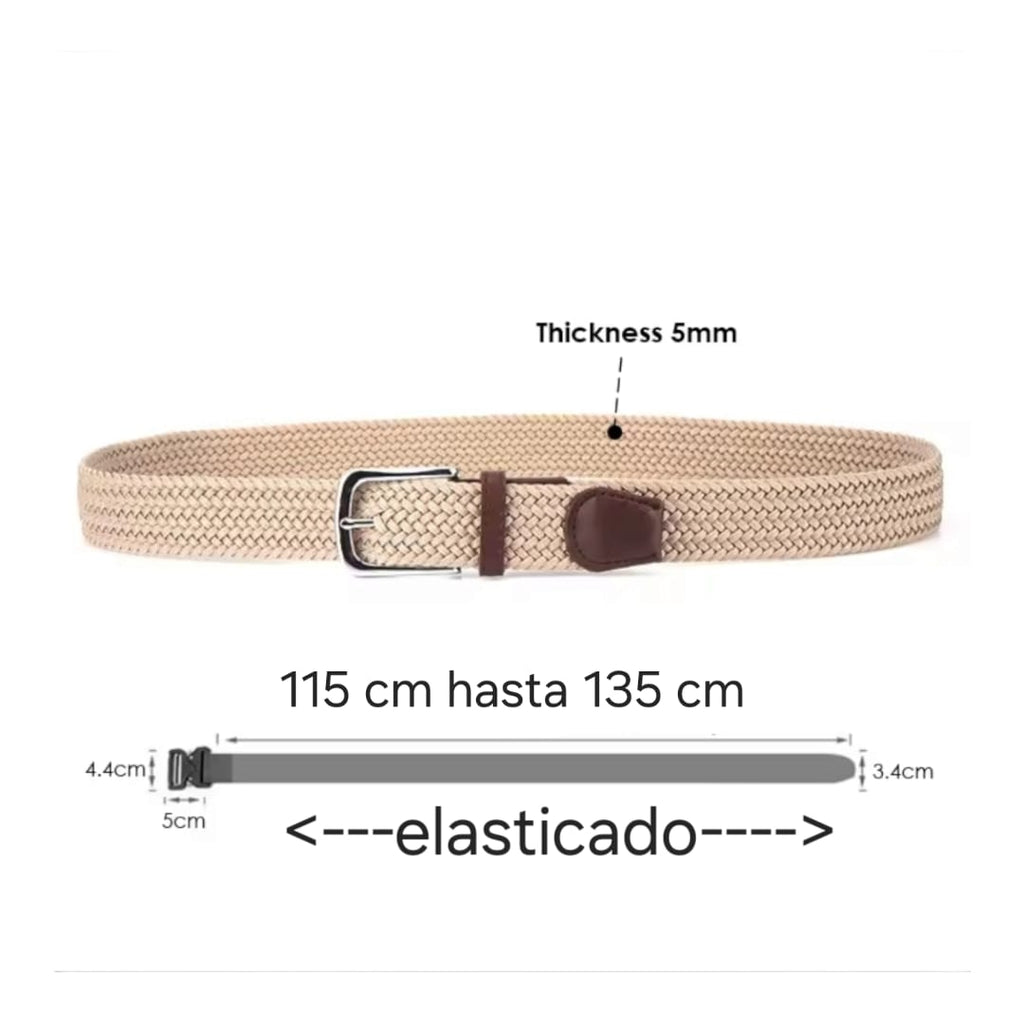 Cinturón Elasticado Hombre Tejido Elástico Cinturones Hombre