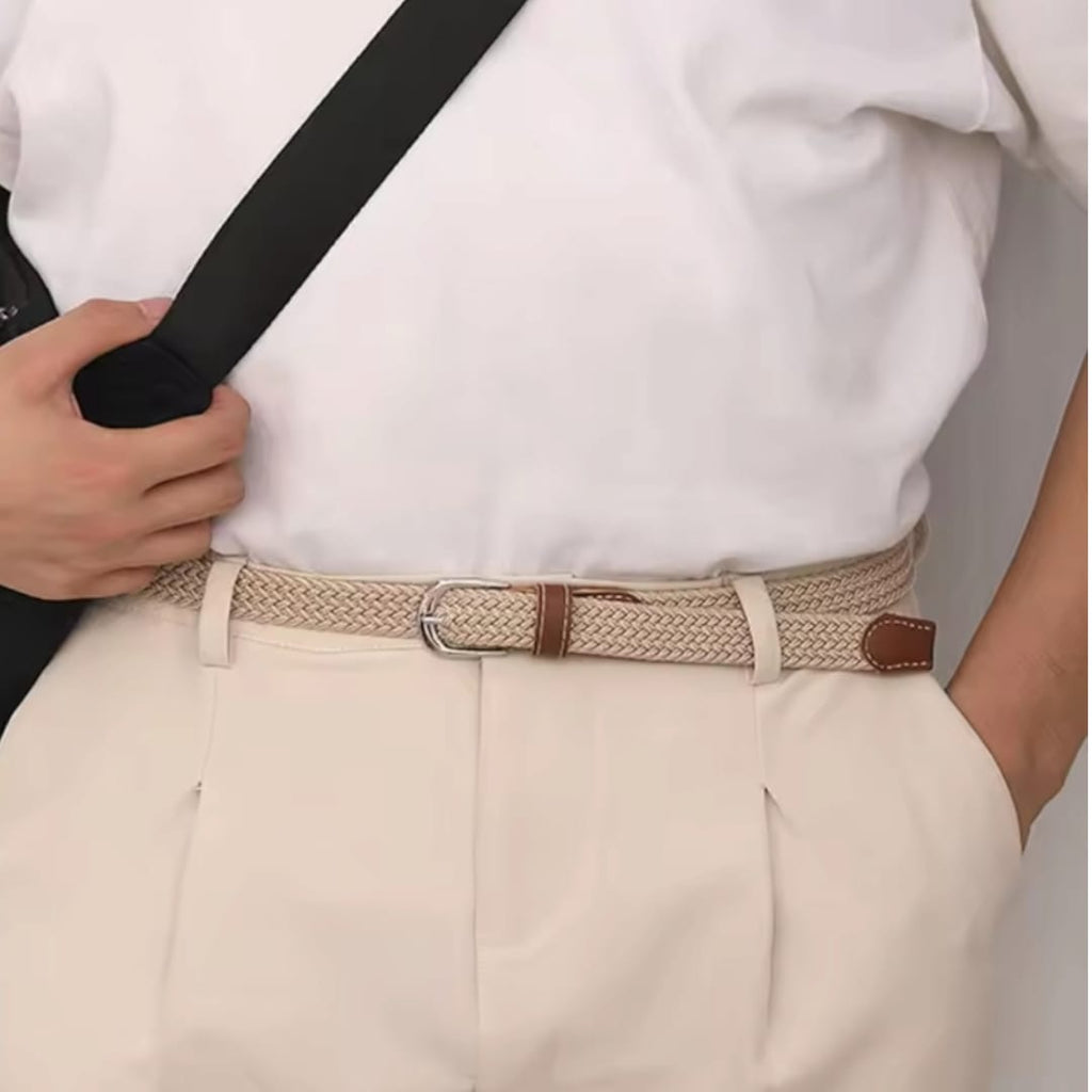 Cinturón Elasticado Hombre Tejido Elástico Cinturones Hombre