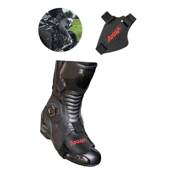 Protector Cubre Zapatos Ajustable Moto Palanca De Cambio
