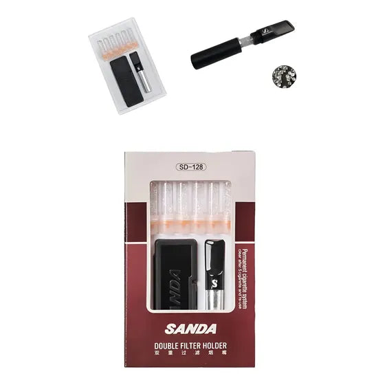 Filtro Tabaco Cigarro Reduce Alquitrán Boquilla Reutilizable