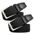 Kit de Cinturones Zyara Up Elásticos Trenzados para Hombre y Mujer - Sin Agujeros