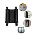 Bisagra Vaivén Single Doble Acción 3 Pulgadas 1 Par Acero Lock Premium Con Accesorios Para Puerta y Metal JRC ORIUS