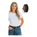 Cinturón Elasticado Mujer Ajustable Tejido Trenzado Elastico