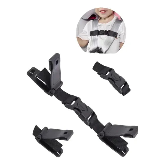 Clip Hebilla Cinturón Silla De Auto Seguridad Del Bebé Negro