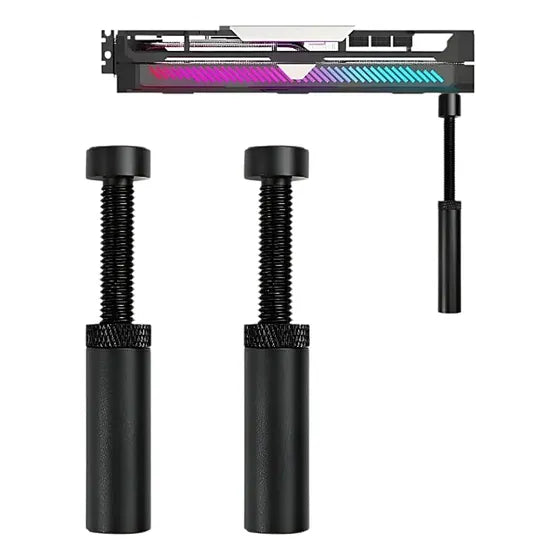 2pcs Soporte Ajustable Tarjeta Gráfica Gpu Con Imán 74-120mm