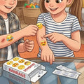Parche Curita Benditas 24 Unid. Curitas Niños Infantil Emogi