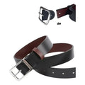 Cinturon Hombre Reversible Eco Cuero Premium Ajustable 120cm