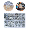 Kit Surtido De 1112 Piezas De Tornillos, Pernos Y Tuercas