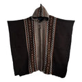 Poncho Lana De Alpaca Arauco Coqueado Premium 1,15 X 1,00 Cm