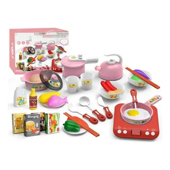 Set Cocina Infantil De Juguetes 36pcs Niños Juego Mini Chef