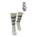 Pack 3 Calcetas Lana De Oveja Tejido Artesanal Unisex