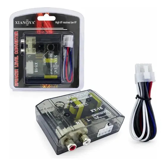 Convertidor Rca Adaptador Altavoz Alta Baja Subwoofer Auto