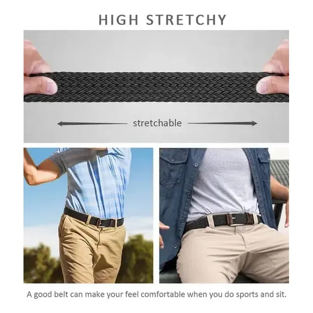 Cinturón  Elasticado Hombre - Tejido Elástico Cinturones