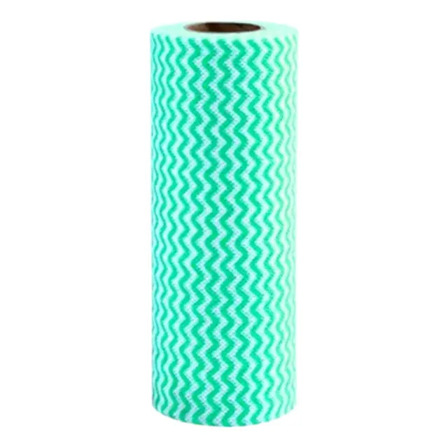 Paños Multiuso Microfibra Reutilizables Rollo 50 Uni 25x30cm