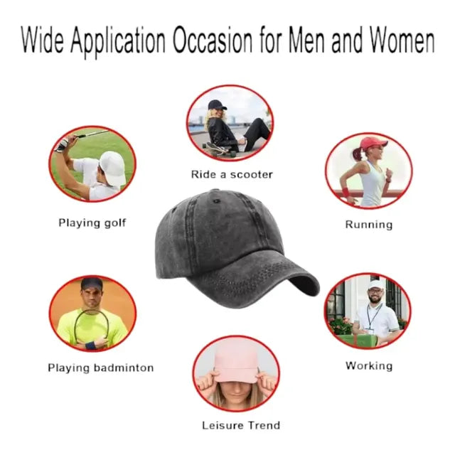 Gorro Jockey Beisbol Algodón Para Bordar Y Estampar Unisex